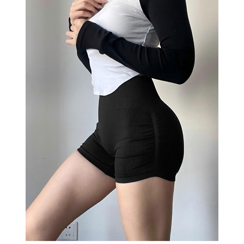 Yoga Daily Fitness - Shorts de yoga taille mi-haute pour