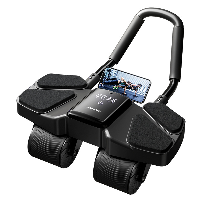 Ab Wheel Roller - Rouleau Abdominal à Rebond Automatique à