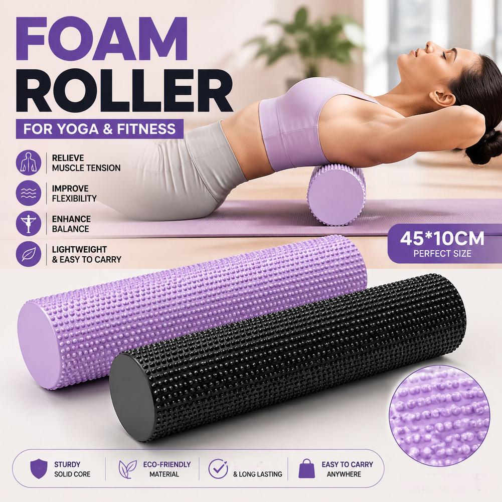 Yoga Fitness Massage - Rouleau de massage fitness en mousse