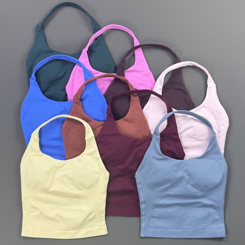 Yoga Daily Fitness - Débardeur long à bretelles pour femme,