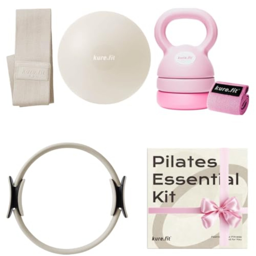 Kettlebell - Kettlebell rose réglable de 5 à