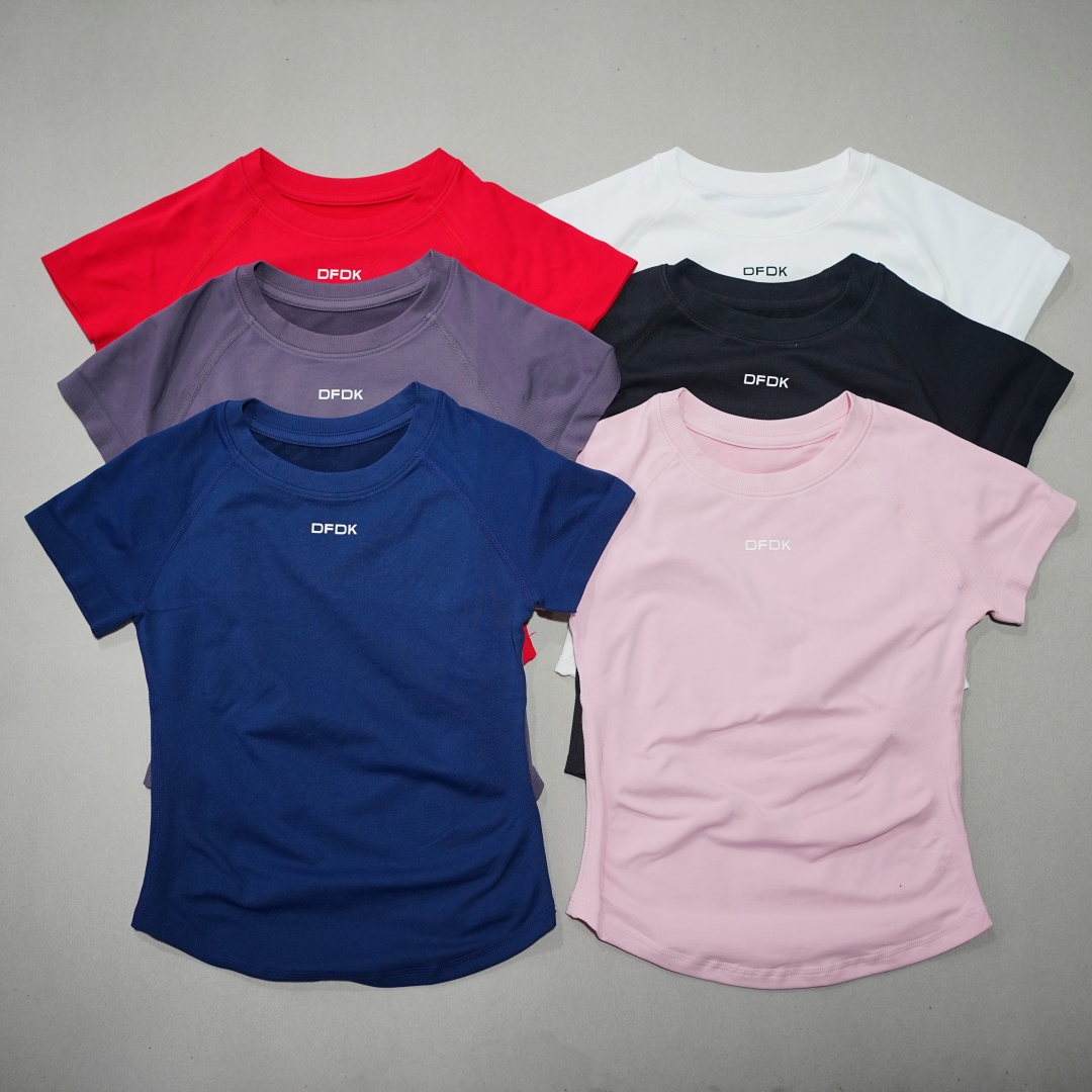 Yoga Daily Fitness - DFDK T-shirt élastique à manches courtes