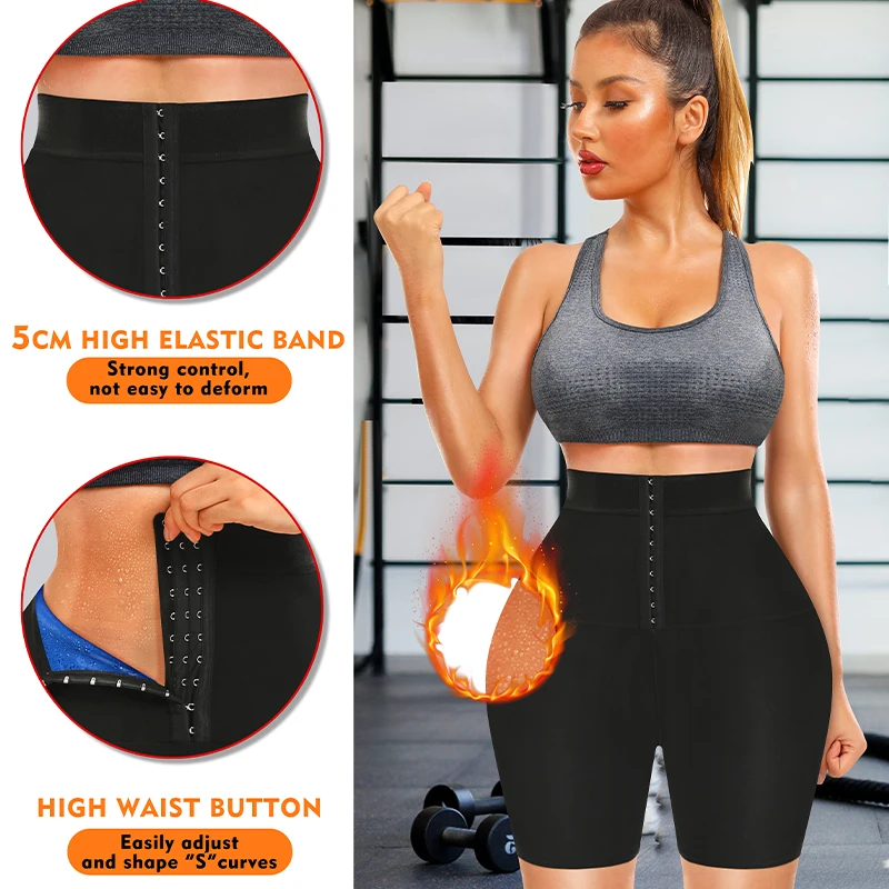 Waist Trainer Women - Pantalon de Sauna pour femmes, short