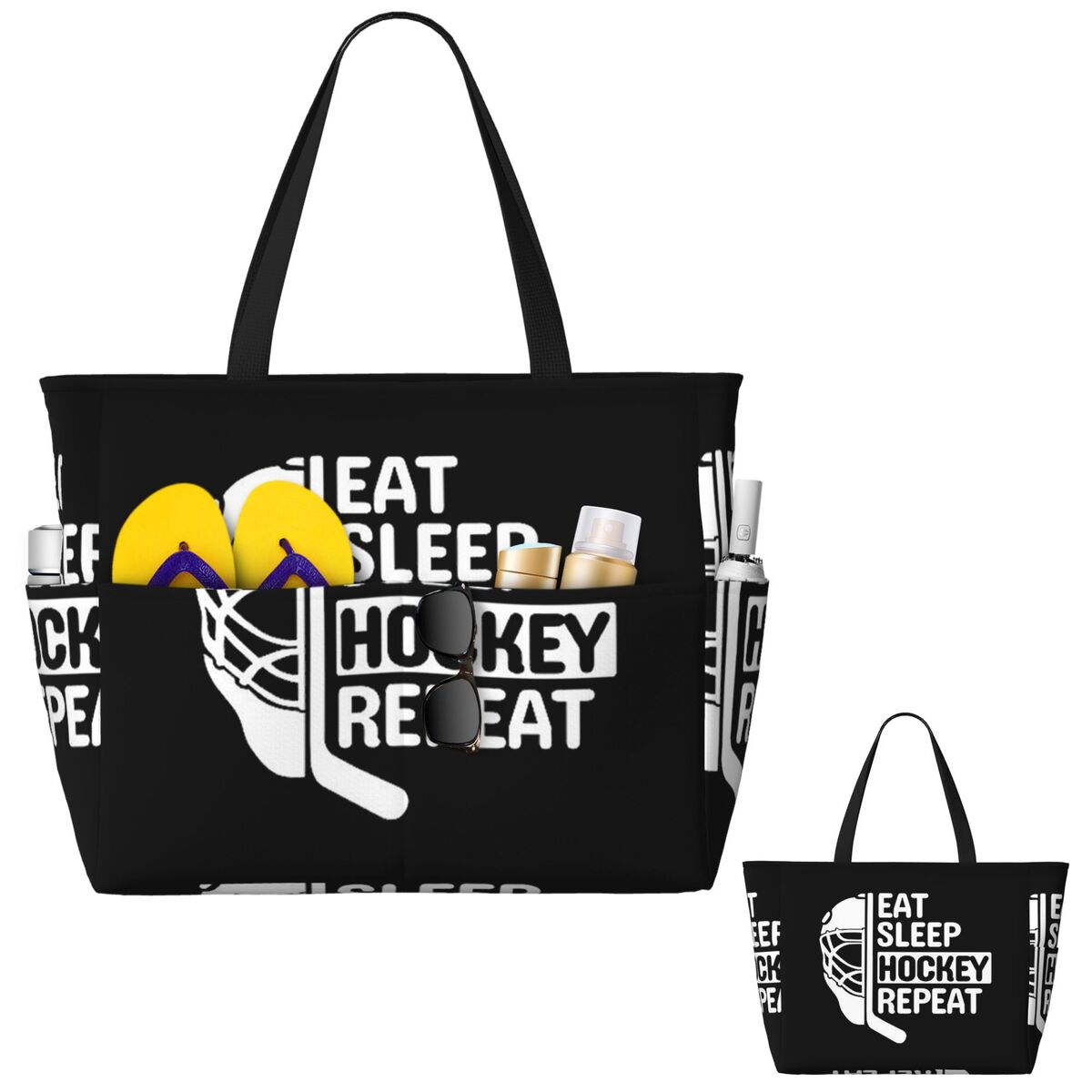 Sac fourre-tout de plage avec  - Yoga Fitness Quotes avis et prix