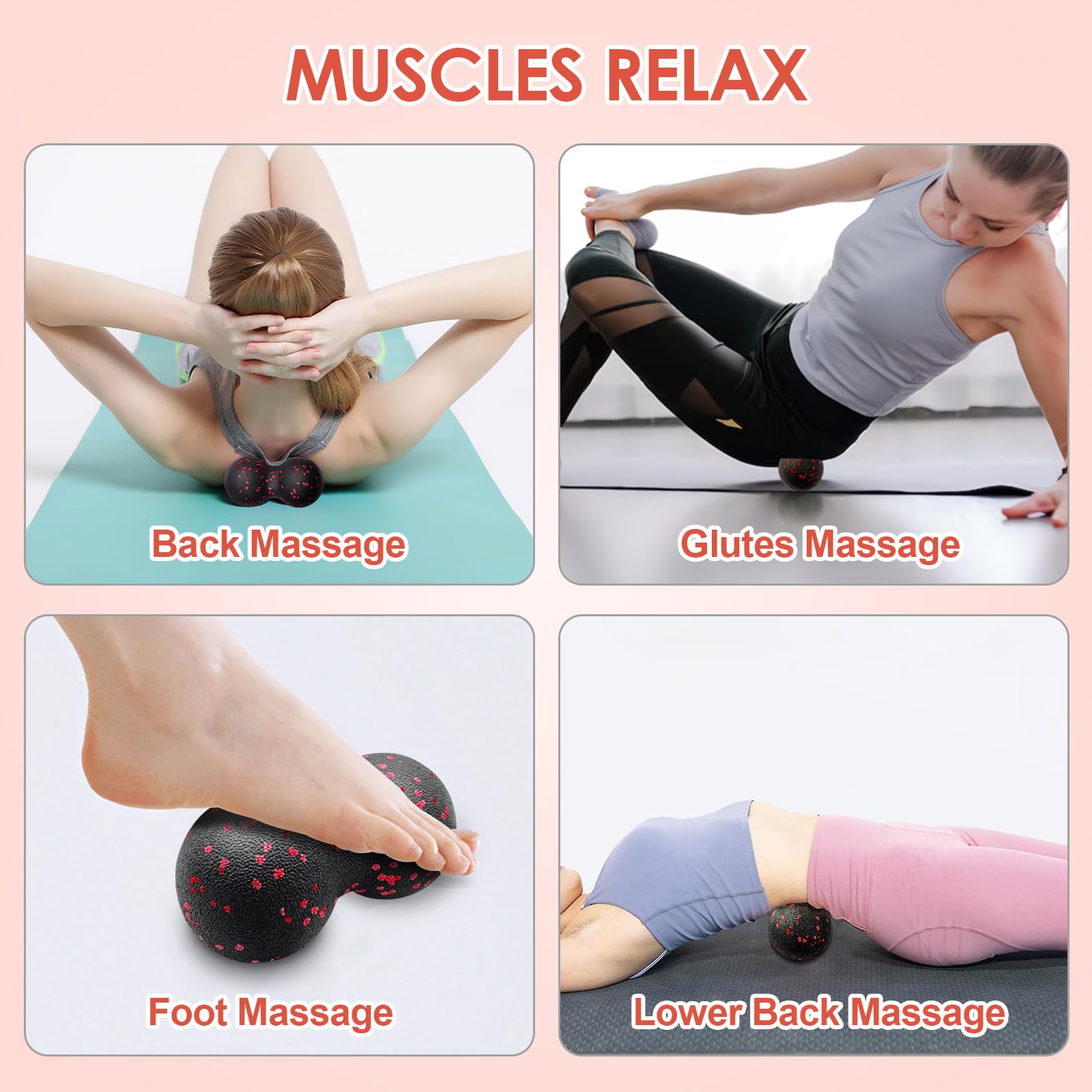 Rouleau de Yoga creux, ensembl - Yoga Fitness Massage avis et prix