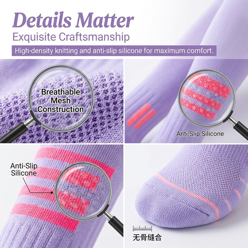 1/6 Paires de Chaussettes Long - Yoga For Fitness avis et prix