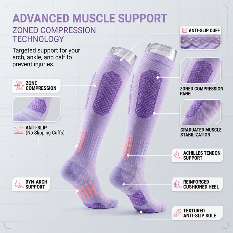 1/6 Paires de Chaussettes Long - Yoga For Fitness avis et prix