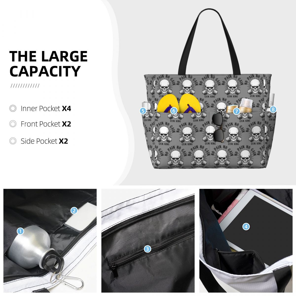 Sac de sport et de voyage gran - Yoga Fitness Quotes avis et prix