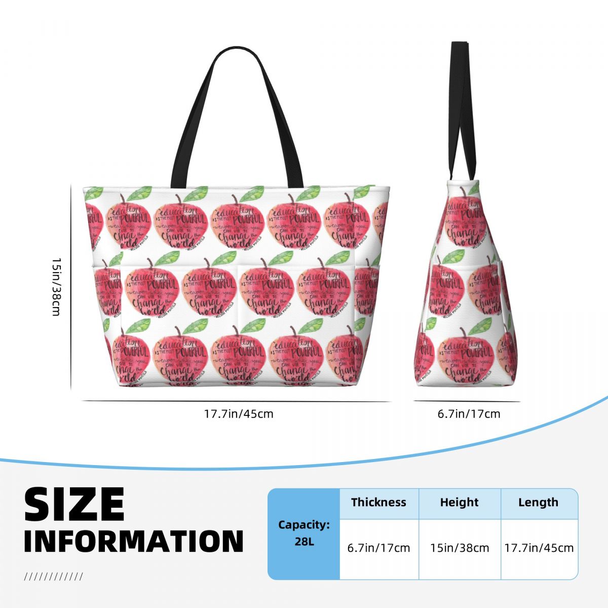 Sac fourre-tout de plage avec  - Yoga Fitness Quotes avis et prix